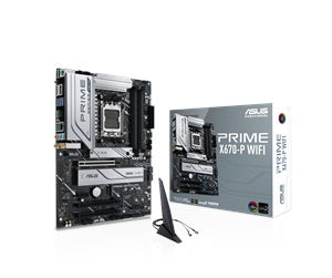 Hovedkort - ASUS PRIME X670-P WIFI Hovedkort - AMD X670 - AMD AM5 socket - DDR5 RAM - ATX - 90MB1BV0-M0EAY0