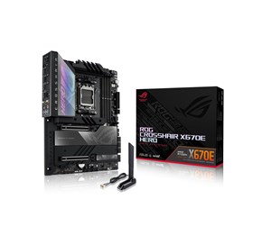 Hovedkort - ASUS ROG CROSSHAIR X670E HERO Hovedkort - AMD X670E - AMD AM5 socket - DDR5 RAM - ATX - 90MB1BC0-M0EAY0