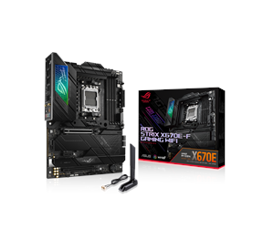 Hovedkort - ASUS ROG STRIX X670E-F GAMING WIFI Hovedkort - AMD X670E - AMD AM5 socket - DDR5 RAM - ATX - 90MB1BA0-M0EAY0