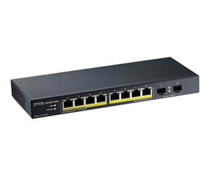 Switch/splitter - ZyXEL GS1100-10HP 8-port GbE Unmanaged Switch + 2x Gigabit SFP - GS1100-10HP-EU0102F