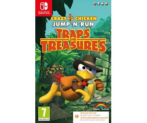 Spill - Crazy Chicken Jump 'n' Run Traps and Treasures (Code in a Box) - Nintendo Switch - Plattform - 8720254990835