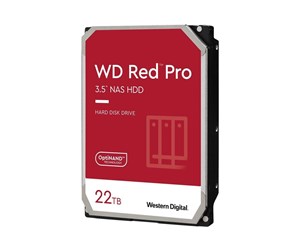 Harddisk - WD Red Pro (CMR) - 22TB - Harddisk - WD221KFGX - SATA-600 - 3.5" - WD221KFGX