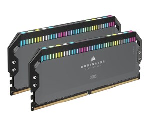 RAM - Corsair Dominator Platinum RGB DDR5-5600 - 32GB - CL36 - Dual Channel (2 pcs) - AMD EXPO & Intel XMP - Grå med RGB - CMT32GX5M2B5600Z36