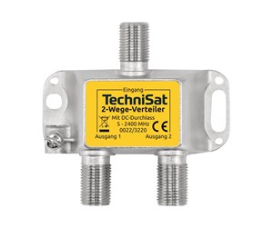 Kabelordner/Kabelstrømpe - TechniSat 2-way Distributor - RF splitter - 0022/3220