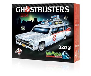 Puslespill - Wrebbit 3D Ghost Busters ECTO-1 (280) 3D Puslespill - 0665541005138