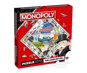 Puslespill - Winning Moves The Lakes Monopoly Gulv - 5036905042420