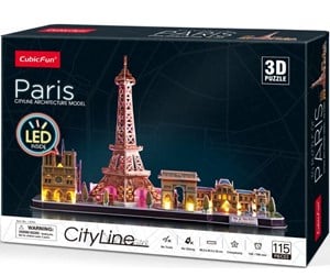 Puslespill - Cubic Fun City Line Paris (114) 3D Puslespill - 306-L525H