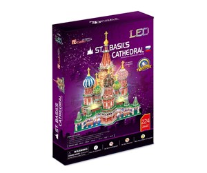 Puslespill - Cubic Fun St. Basil´s Cathedral (224) 3D Puslespill - 306-20519