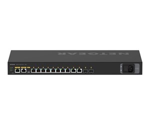 Switch/splitter - Netgear AV Line M4250-10G2F-PoE+ (GSM4212P) 8x1G PoE+ 125W 2x1G and 2xSFP Managed Switch - GSM4212P-111EUS