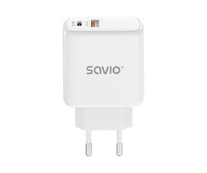 Mobil - Adaptere og ladere - Savio LA-06 power adapter - USB USB-C - 30 Watt - SAVLA-06