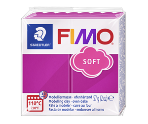 Hobbyartikler - Staedtler Mod. clay Fimo soft raspberry - 8020-22