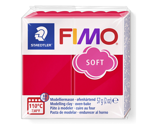 Hobbyartikler - Staedtler Mod. clay Fimo soft indian red - 8020-24