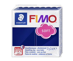 Hobbyartikler - Staedtler Mod. clay Fimo soft windsor blue - 8020-35