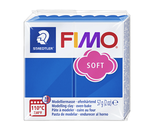 Hobbyartikler - Staedtler Mod. clay Fimo soft pacific blue - 8020-37