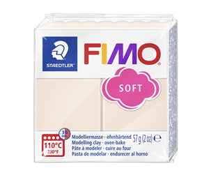 Hobbyartikler - Staedtler Mod. clay Fimo soft pale pink - 8020-43