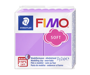 Hobbyartikler - Staedtler Mod. clay Fimo soft lavender - 8020-62