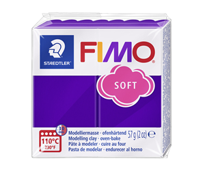 Hobbyartikler - Staedtler Mod. clay Fimo soft plum - 8020-63