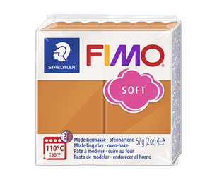 Hobbyartikler - Staedtler Mod. clay Fimo soft cognac - 8020-76