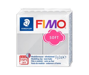 Hobbyartikler - Staedtler Mod. clay Fimo soft dolphin grey - 8020-80