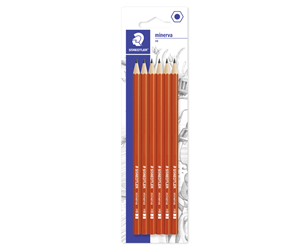 Skrive- & Tegneverktøy - Staedtler Pencil minerva HB x6 bc    FSC 100% - 13060BK6DA