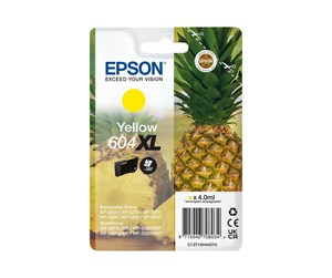 Printertilbehør blekk/toner - Epson 604XL Singlepack - XL - yellow - original - ink cartridge - Blekkpatron Yellow - C13T10H44010