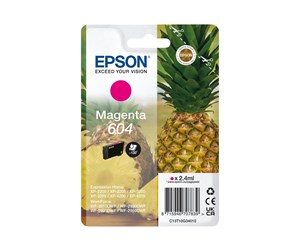 Printertilbehør blekk/toner - Epson 604 Singlepack - magenta - original - ink cartridge - Blekkpatron Rød - C13T10G34010