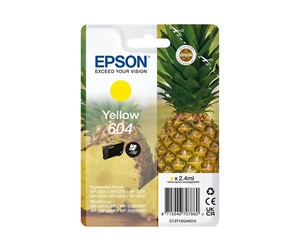 Printertilbehør blekk/toner - Epson 604 - yellow - original - ink cartridge - Blekkpatron Yellow - C13T10G44010