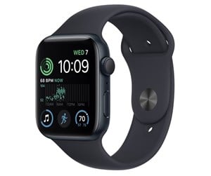 Smartklokke, Smartwatch & Sportsklokke - Apple Watch SE (2022) GPS 40mm Midnight Aluminium Case with Midnight Sport Band - MNJT3DH/A