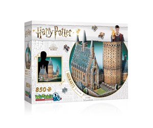 Puslespill - Wrebbit 3D Harry Potter - Hogwarts Great Hall (850) 3D Puslespill - 0665541020148