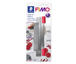 Hobbyartikler - Staedtler Accessory Fimo Blade set mixed 3pcs - 8700 04