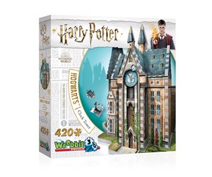 Puslespill - Wrebbit 3D Harry Potter: Hogwarts Clock Tower (420) 3D Puslespill - 0665541010132