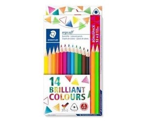 Skrive- & Tegneverktøy - Staedtler Col. pencil ergosoft 14pcs FSC 100% - 157 C14P1