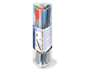 Skrive- & Tegneverktøy - Staedtler Fineliner triplus 12pcs.tub - 334 PR12