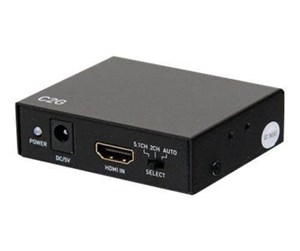 Kabelordner/Kabelstrømpe - C2G 4K HDMI Audio Extractor - HDMI audio signal extractor - C2G41003