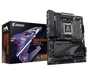 Hovedkort - GIGABYTE B650 AORUS PRO AX Hovedkort - AMD B650 - AMD AM5 socket - DDR5 RAM - ATX - B650 AORUS PRO AX