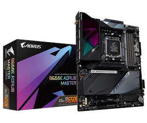 Hovedkort - GIGABYTE B650E AORUS MASTER Hovedkort - AMD B650E - AMD AM5 socket - DDR5 RAM - ATX - B650E AORUS MASTER