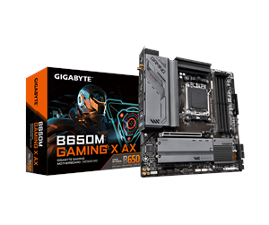 Hovedkort - GIGABYTE B650M GAMING X AX Hovedkort - AMD B650 - AMD AM5 socket - DDR5 RAM - Micro-ATX - B650M GAMING X AX