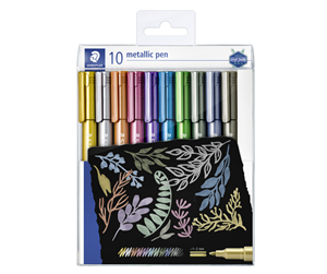 Skrive- & Tegneverktøy - Staedtler Marker metallic pen 10 pcs in a set - 8323 TB10