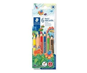 Skrive- & Tegneverktøy - Staedtler Noris® super jumbo 129 6 coloured pencils assorted colours - 129 NC6