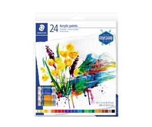 Hobbyartikler - Staedtler Acrylic paint tubes 24pc - 4007817024171