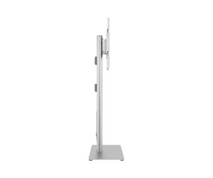 Veggmontering, AV-braketter & AV-møbler - Multibrackets M Public Display Stand 145 HD Single Silver w. Floorbase 85" Up to 700 x 400 mm - 7350105210877