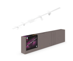 Smarthus - Philips Hue Perifo Ceiling Set - 4 Cylinder Spots - White - 929003117401