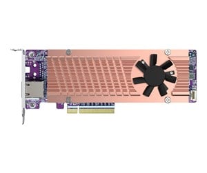 Kontroller - QNAP QM2-2P410G1T - storage controller - PCIe 4.0 x4 (NVMe) - PCIe 4.0 x8 - QM2-2P410G1T