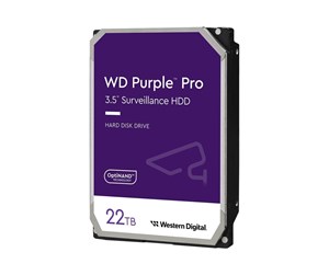 Harddisk - WD Purple - 22TB - Harddisk - WD221PURP - SATA-600 - 3.5" - WD221PURP