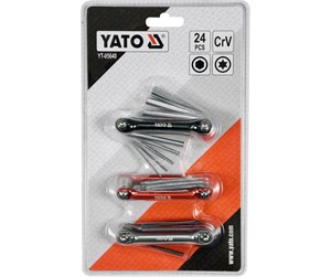 Verktøy - Yato YT-05640 ALLEN KEY SETS 24PCS - YT-05640