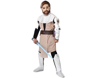 Kostymer - Rubie's Costume Co Star-Wars Obi Wan Kenobi Deluxe (Small) Costume - 0883028319756