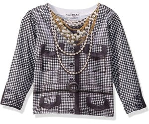 Kostymer - Rubie's Costume Co Little Tees Faux Real Toddlers Houndstooth Jacket - 724996452345