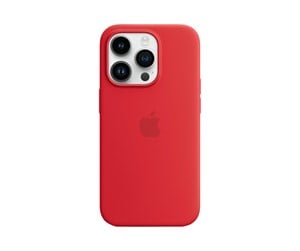 Mobil - Deksel og etui - Apple iPhone 14 Pro Silicone Case with MagSafe - (PRODUCT)RED - MPTG3ZM/A