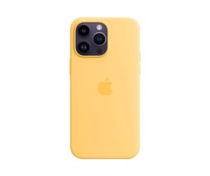 Mobil - Deksel og etui - Apple iPhone 14 Pro Max Silicone Case with MagSafe - Sunglow - MPU03ZM/A