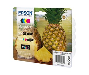 Printertilbehør blekk/toner - Epson 604XL Multipack - 4-pack - XL - black yellow cyan magenta - original - ink cartridge - Blekkpatron Blå - C13T10H94010